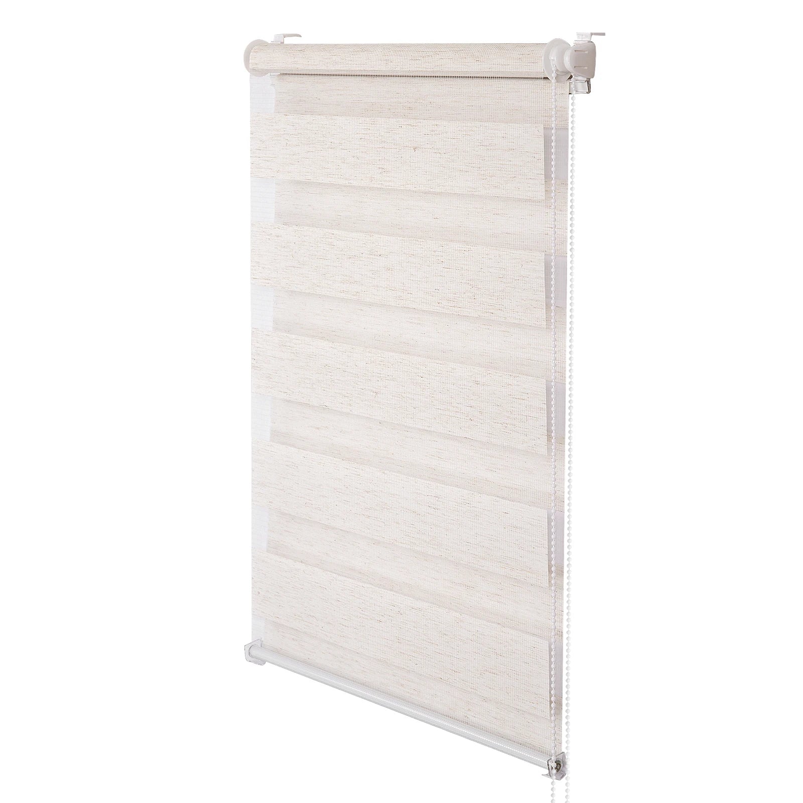 Store enrouleur zebra occultant jour nuit double couche - vue 2 sur 6