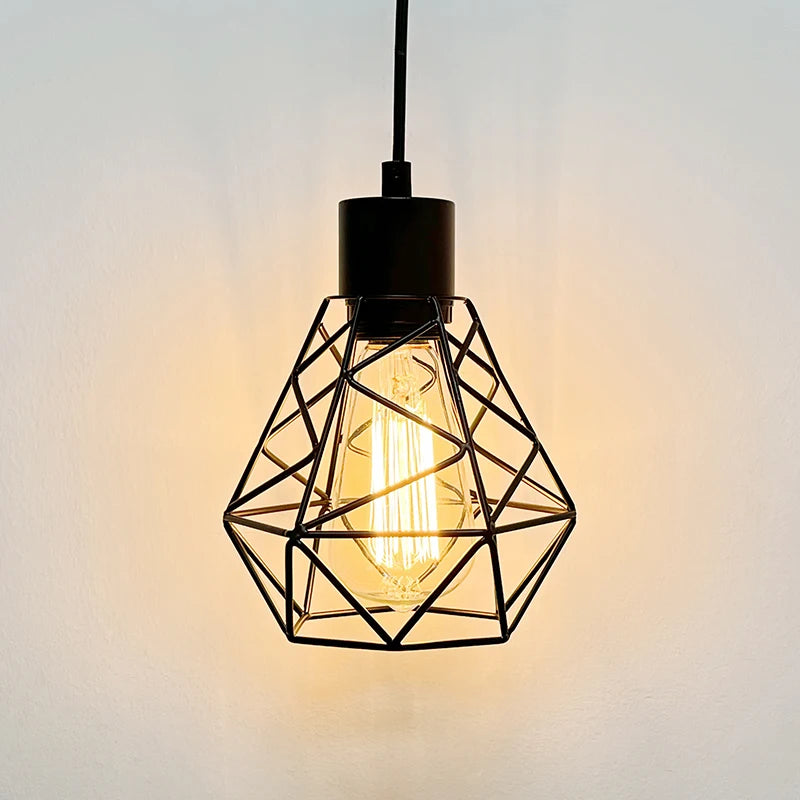 suspension industrielle loft style nordique en fer