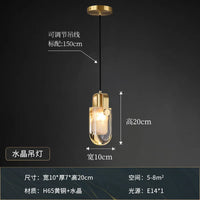 lampes suspendues en cristal nordique pour restaurant de luxe