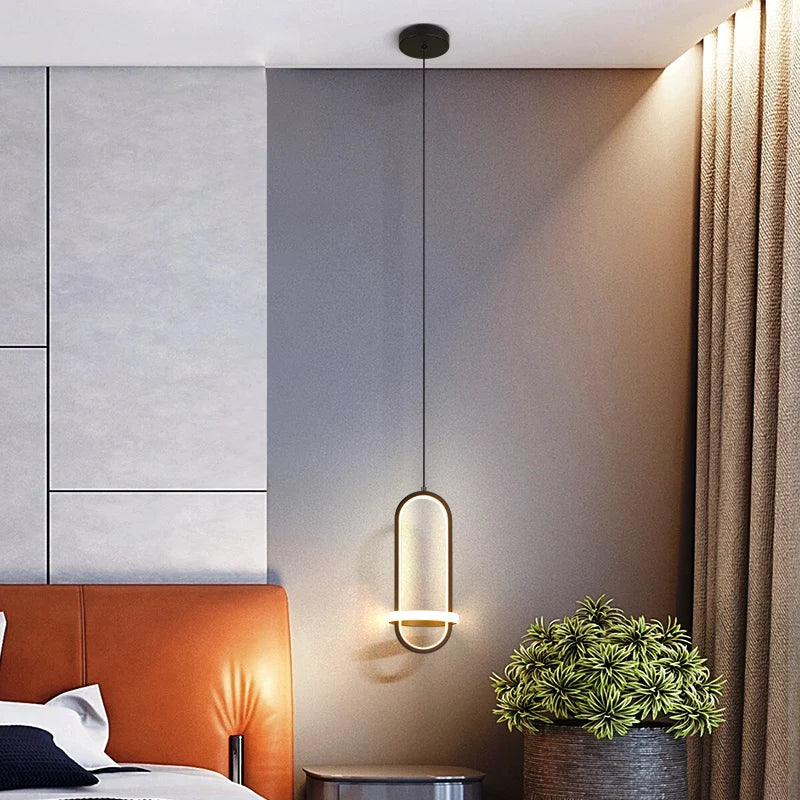 lustre scandinave suspendu pour table et cuisine - vue 4 sur 8