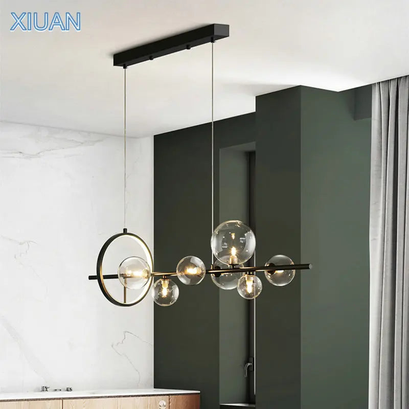 Lustre mondern à bulles pour éclairage d'intérieur décoratif