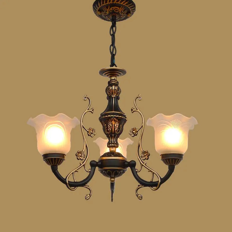 lustre style européen pour éclairage intérieur et décoration maison - vue 4 sur 12