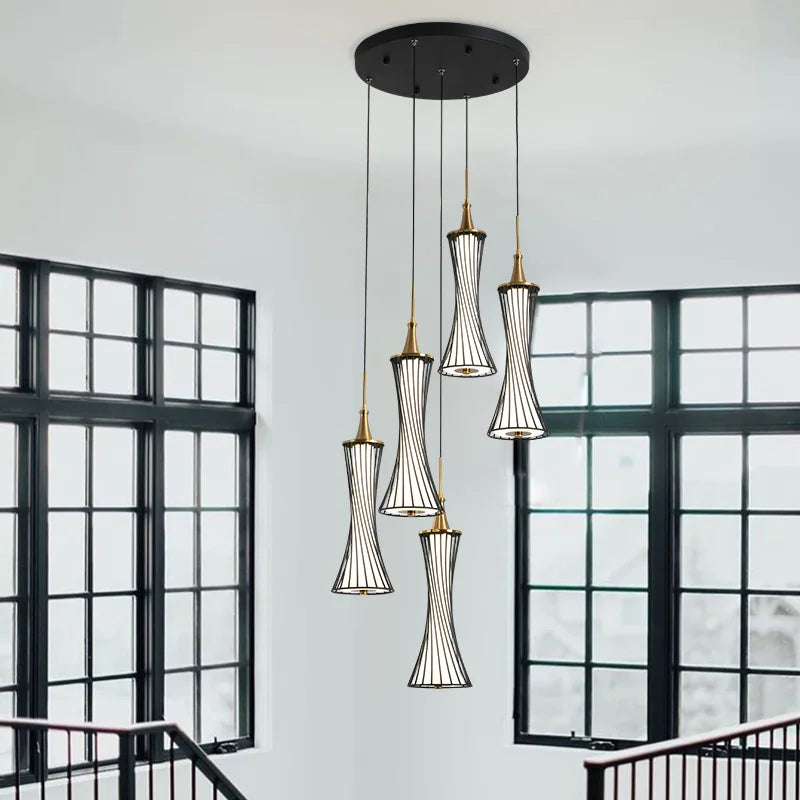 lustre moderne led en cristal pour décoration maison - vue 5 sur 11