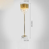lustre en cristal design art déco en acier inoxydable avec éclairage led