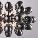 Lustre en verre en forme de raisin postmoderne