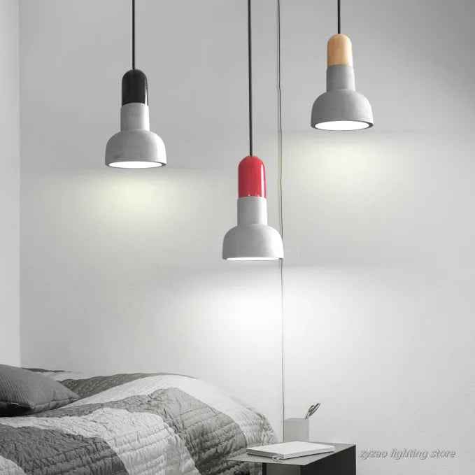 suspension nordique en ciment pour décoration intérieure rétro - vue 3 sur 9