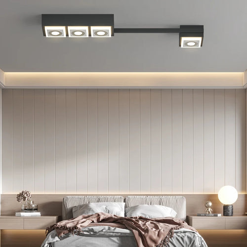 lustre moderne à leds pour éclairage intérieur et décoration