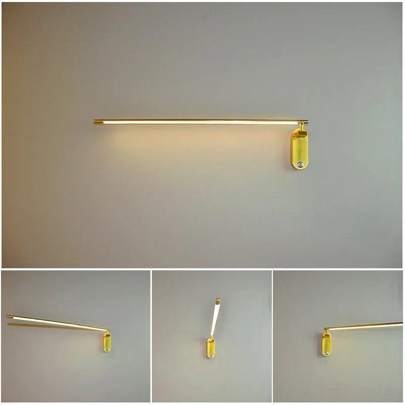 applique murale de luxe à bras rotatif et tactile - vue 6 sur 10