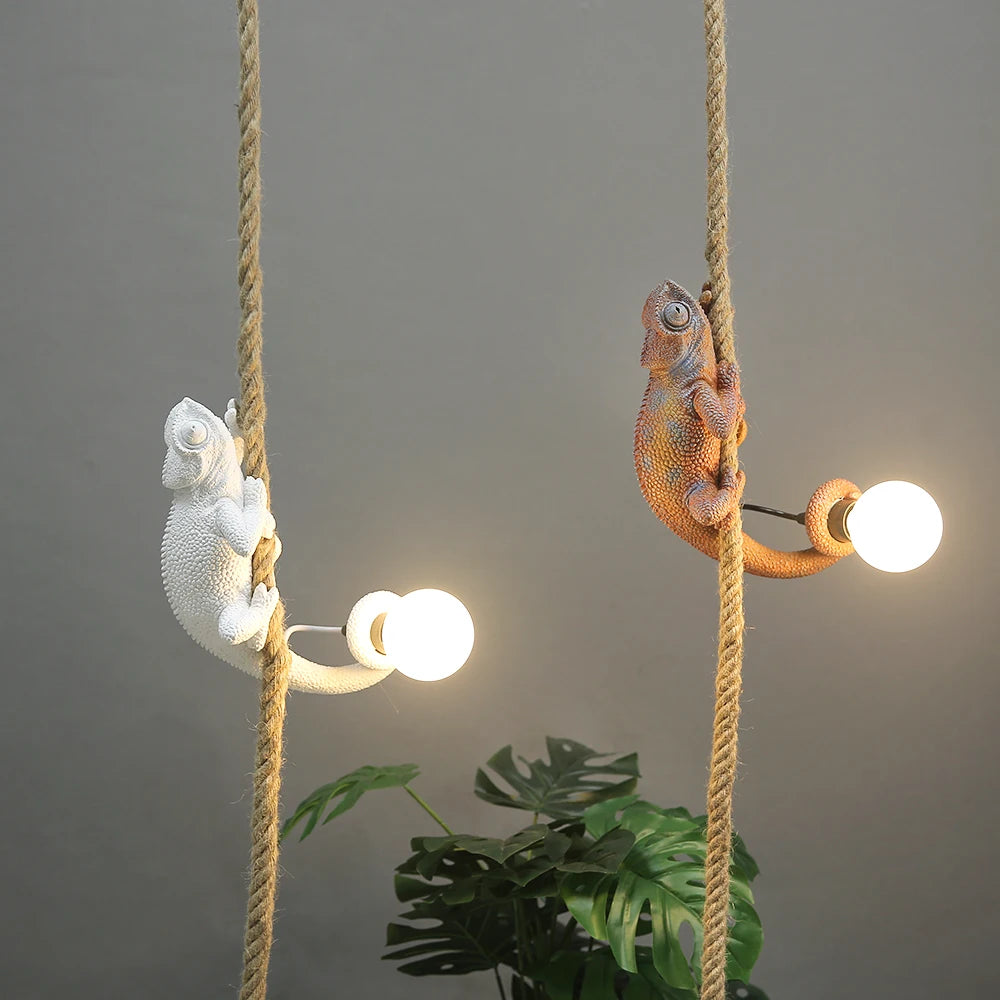 suspension en résine caméléon pour décoration artistique moderne - vue 2 sur 10