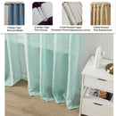 Voilage tulle translucide moderne sur mesure salon chambre