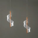 suspension en acrylique design nordique moderne pour restaurant