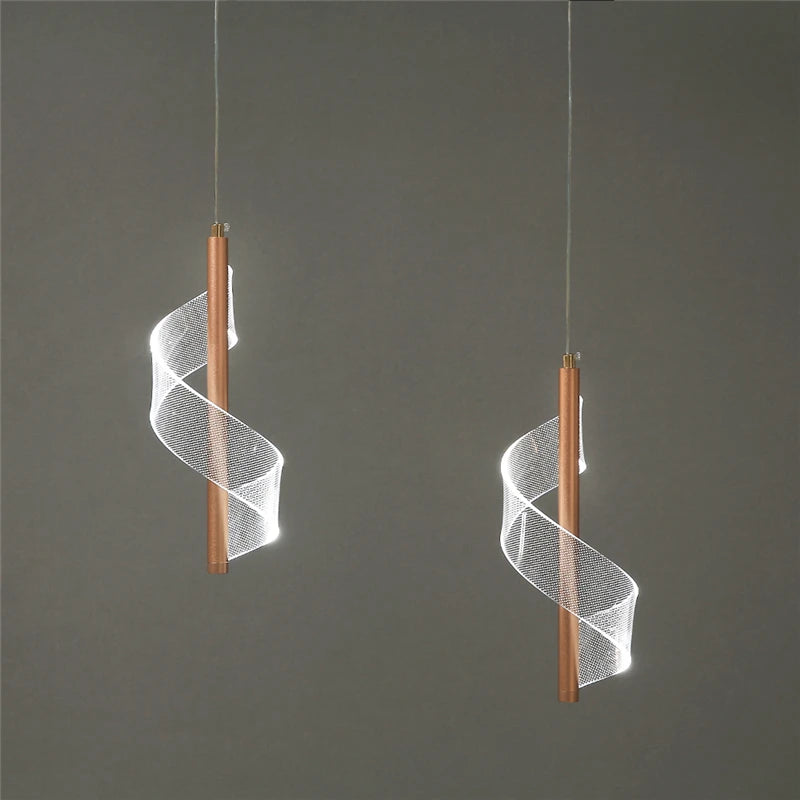 suspension en acrylique design nordique moderne pour restaurant - vue 2 sur 8