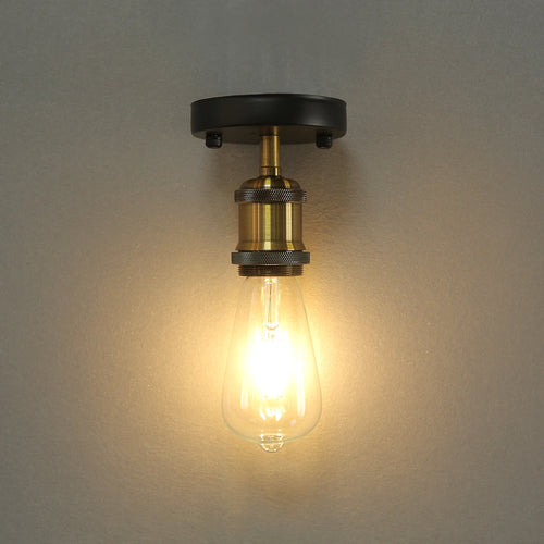 plafonnier industriel vintage pour décoration moderne intérieure