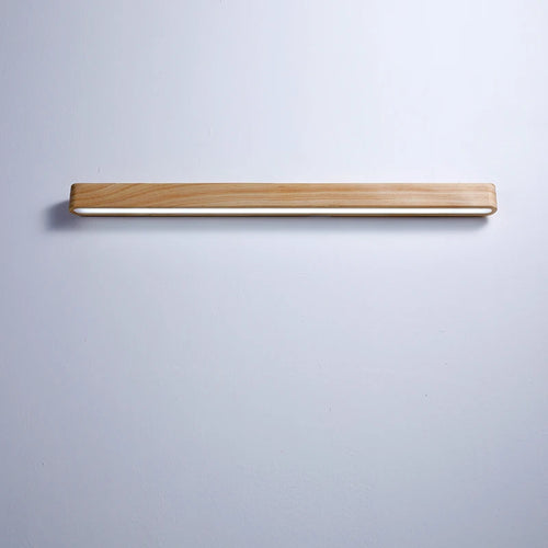 Applique murale led en bois massif design moderne style japonais