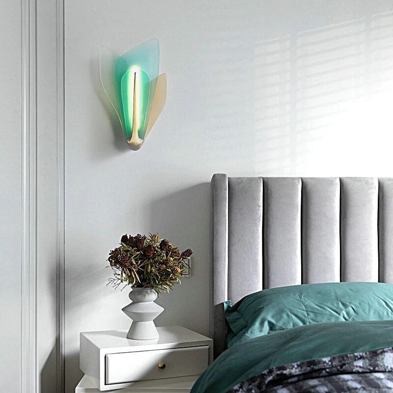 Applique murale de chevet tout en cuivre - vue 5 sur 7