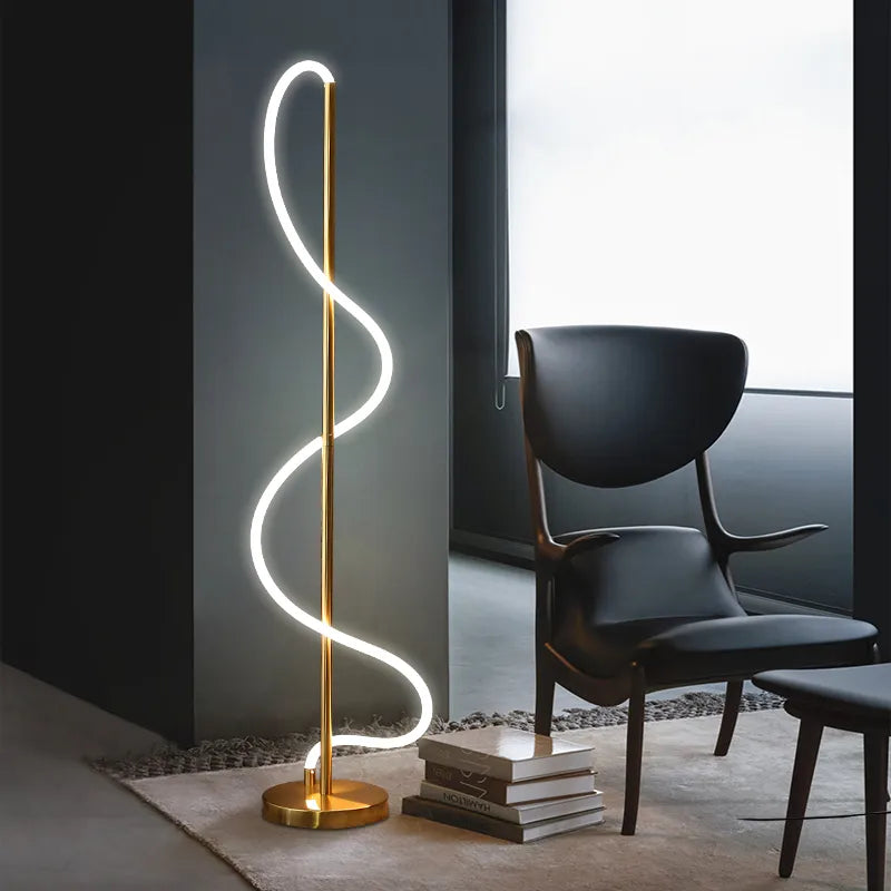 LED postmoderne musique Notes LED lumière lampadaire foyer étude - vue 2 sur 21