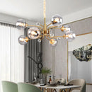 suspension nordique en verre transparent pour intérieur réglable