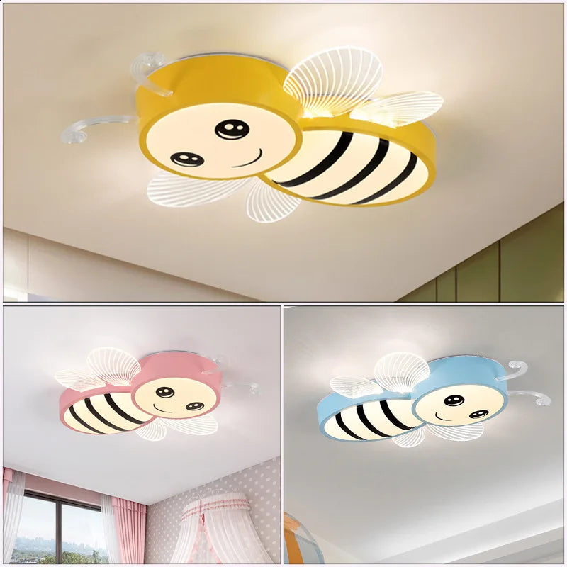lampe led intelligente en forme d'abeille avec intensité réglable - vue 6 sur 9