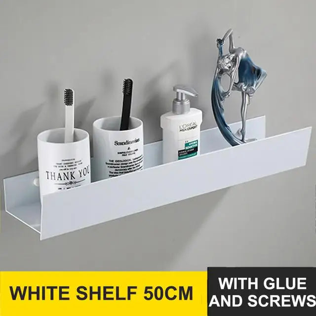 étagère murale pour rangement de salle de bain et cosmétiques