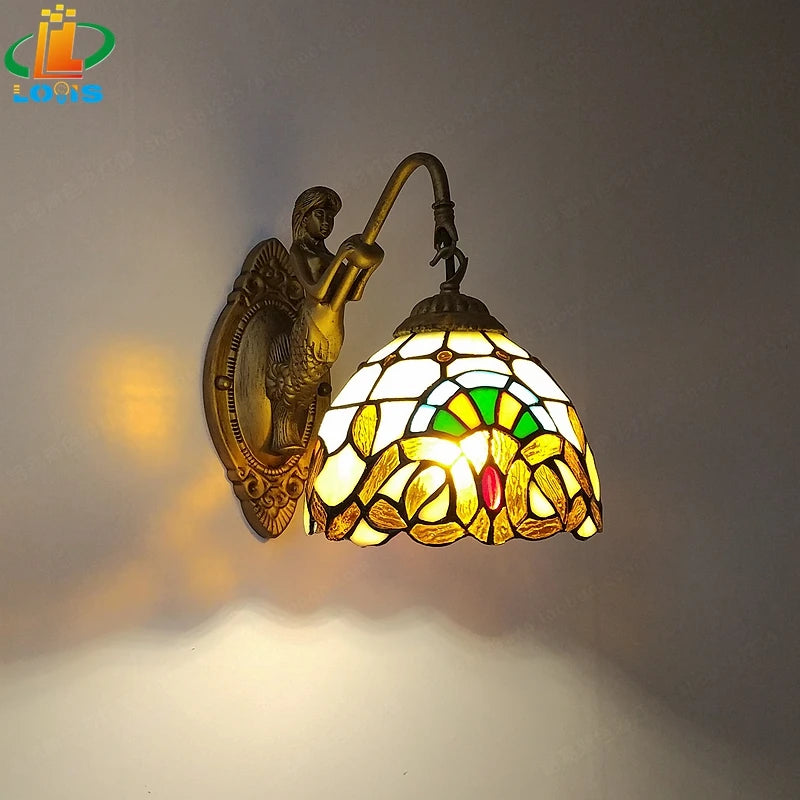 applique murale led de style baroque européen éclairage décoratif intérieur - vue 2 sur 8