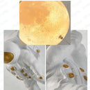 Plafonnier lunaire avec astronaute