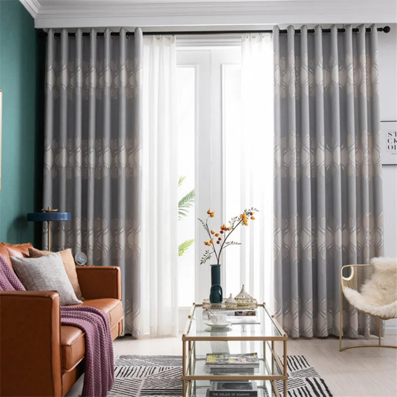 Rideau occultant floral moderne pour chambre ou salon - vue 3 sur 10
