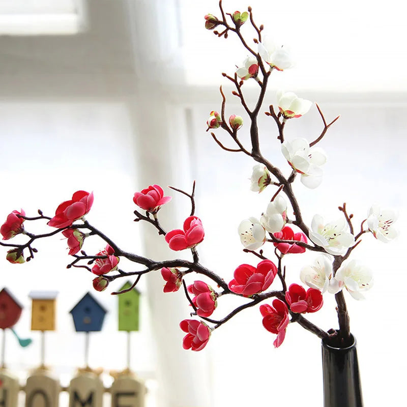 branche de fleurs artificielles de cerisier pour décoration automnale - vue 5 sur 17