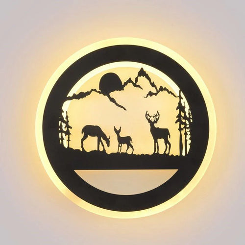 applique murale moderne en acrylique style américain pour intérieur élégant