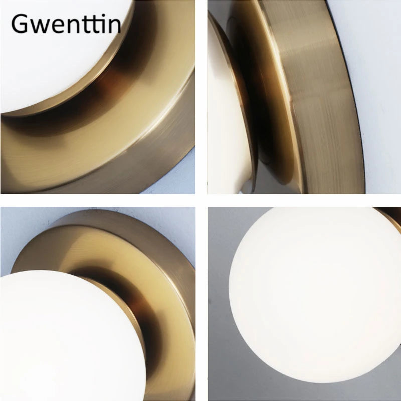 applique murale moderne à led en verre pour décoration intérieure - vue 7 sur 10