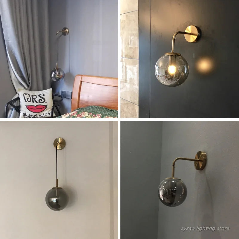 applique murale moderne en verre pour décoration intérieure élégante - vue 5 sur 12