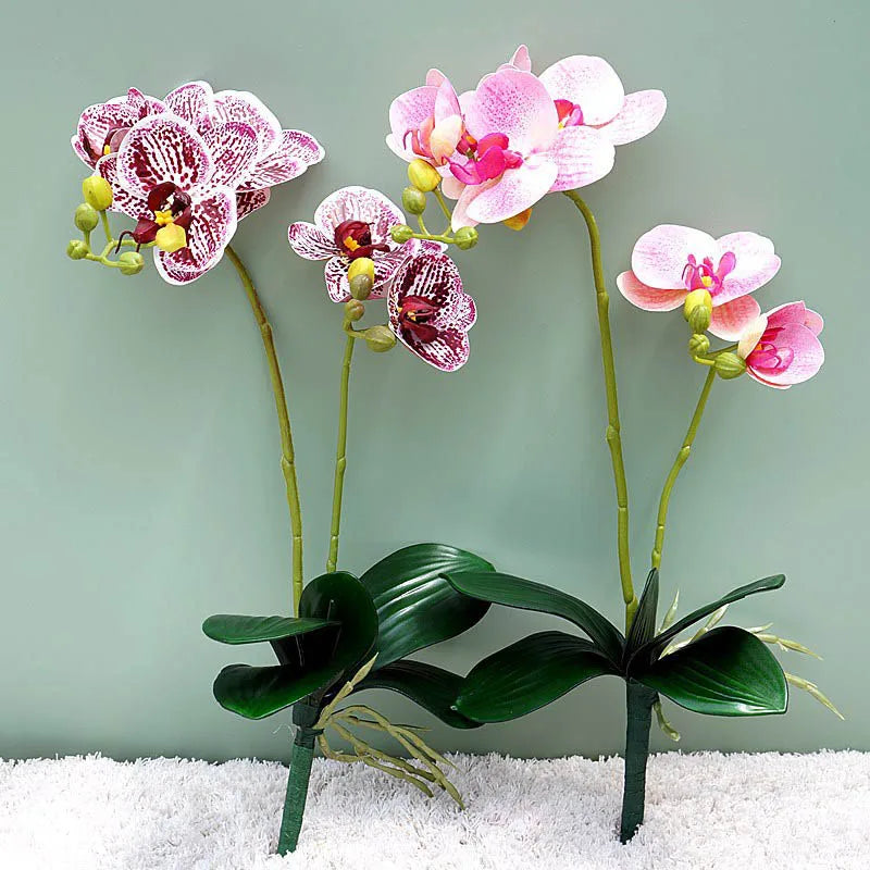 fleur artificielle phalaenopsis orchidée décoration mariage et salon - vue 2 sur 14