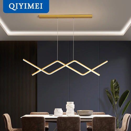 suspension led moderne à intensité variable éclairage intérieur nouvelle lampe