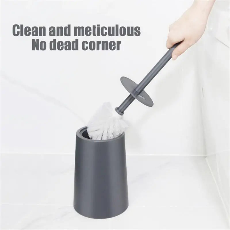 brosse de toilette moderne avec couvercle et design élégant