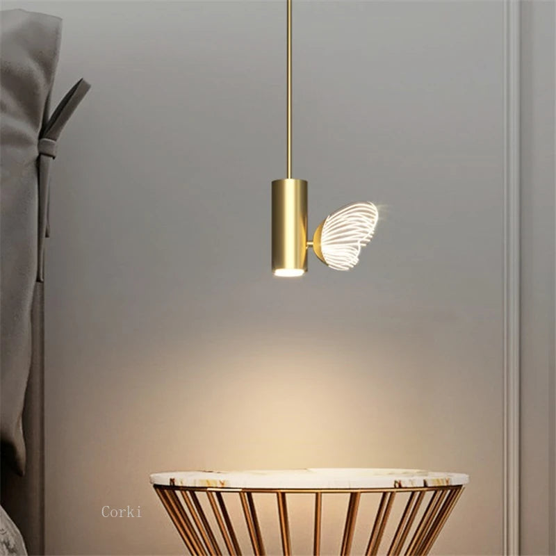 suspension en cristal papillon pour décoration élégante - vue 4 sur 8