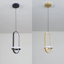 suspension moderne led anneau suspension lumière de chevet décoration maison art