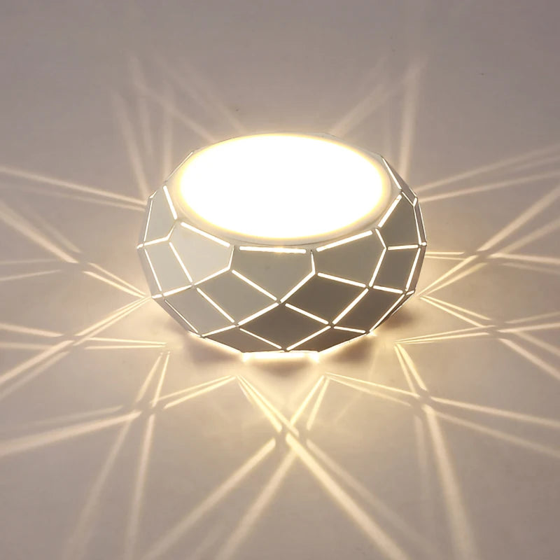 plafonnier led moderne avec gradation et trois variantes de lumière