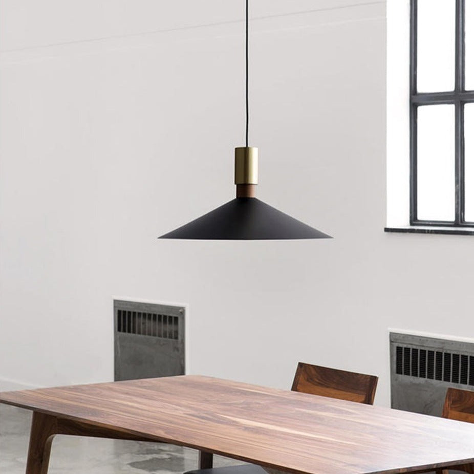 Suspension design LED avec abat-jour conique Manizan - vue 3 sur 7