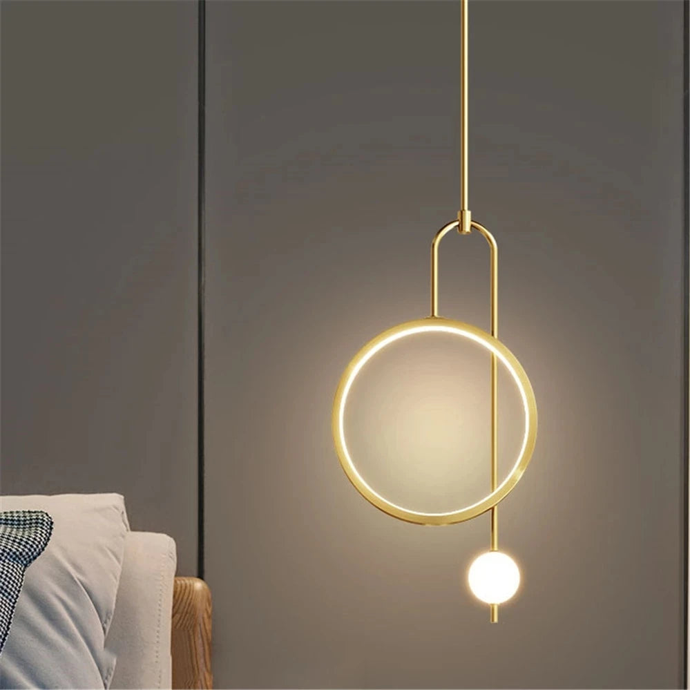 Suspension LED design nordique déco intérieur - vue 4 sur 8