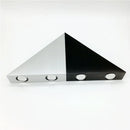 applique murale led double têtes brossée pour couloir et salon