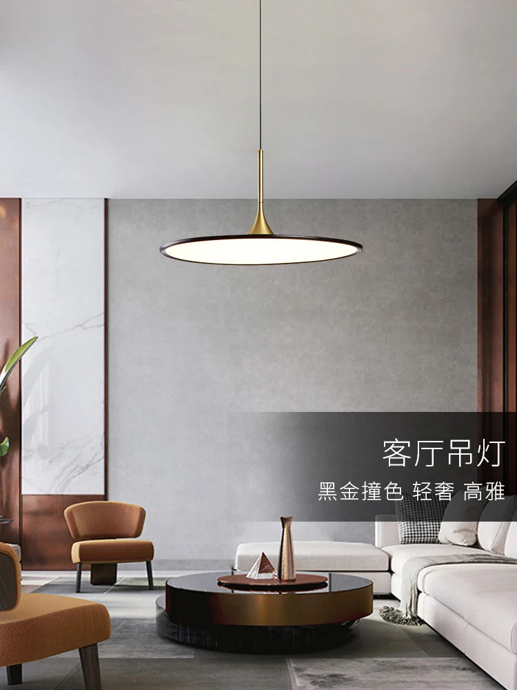 lustre moderne créatif nordique tête unique luxe étude