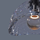Suspension en cristal à tête unique