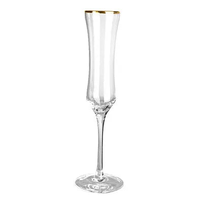 Flutes a champagne elegantes verre souffle main