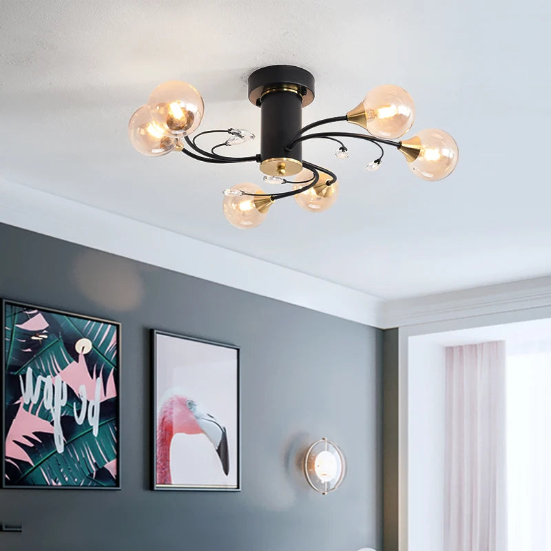 lustre led moderne pour villa office café bar nouvelle maison
