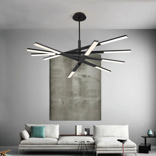 Lustre salle à manger rotatif simple luxe