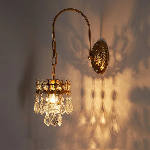 applique murale cristal luxe pour décoration intérieure et extérieure