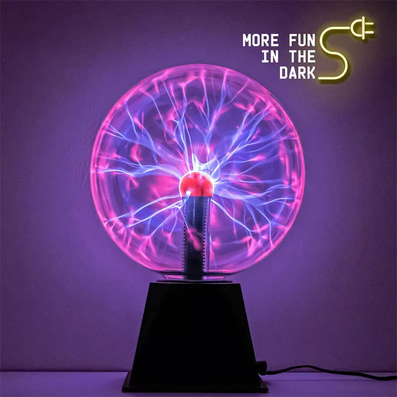 Lampe LED Plasma boule magique - vue 3 sur 10