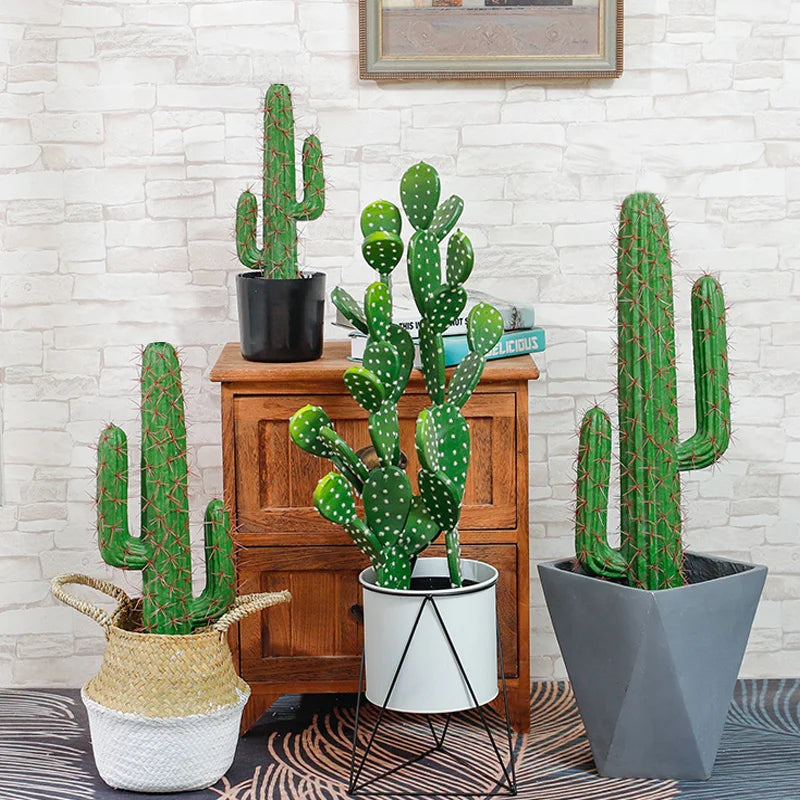 Cactus artificiel décoratif pour décoration tropicale moderne