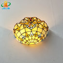 applique murale en verre style européen art déco tiffany