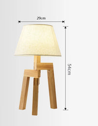 lampadaire nordique en bois design créatif à trois pieds