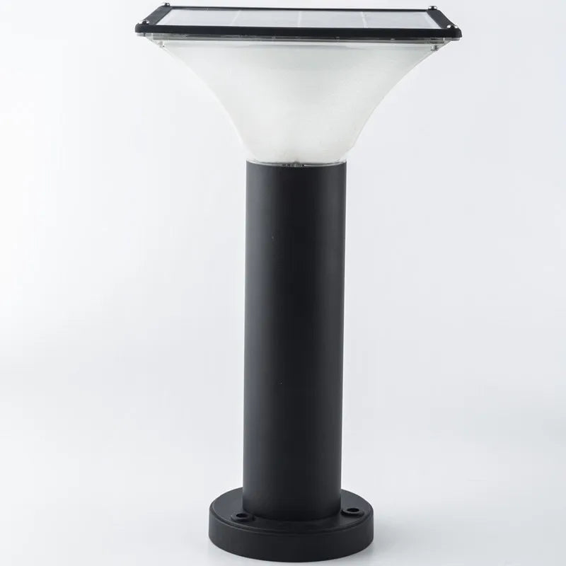 Lampe de pelouse solaire extérieure LED lampe de stigmatisation rougeoyante sans électricité couloir de jardin moderne terrasse ronde lumières de pelouse imperméables - vue 6 sur 18